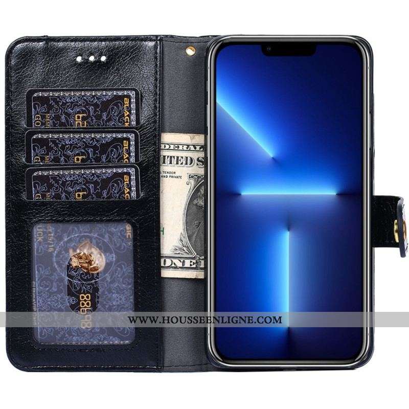 Housse iPhone 14 Pro Porte-Monnaie Zippé