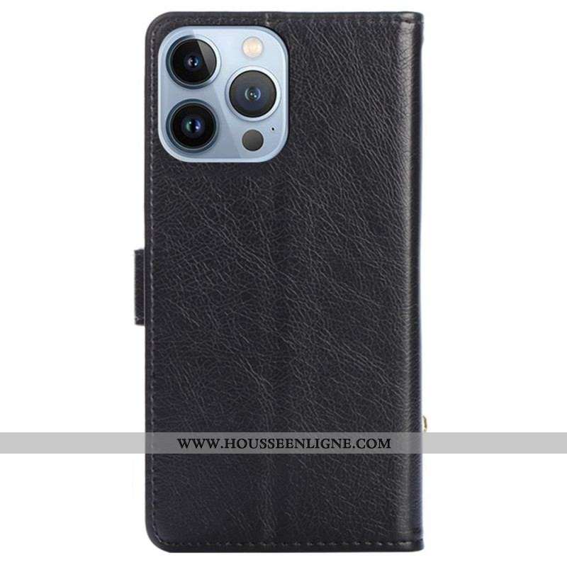 Housse iPhone 14 Pro Porte-Monnaie Zippé