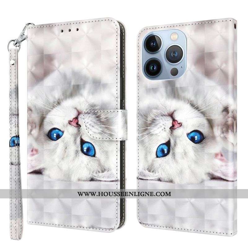 Housse iPhone 14 Pro Que des Chats à Lanière