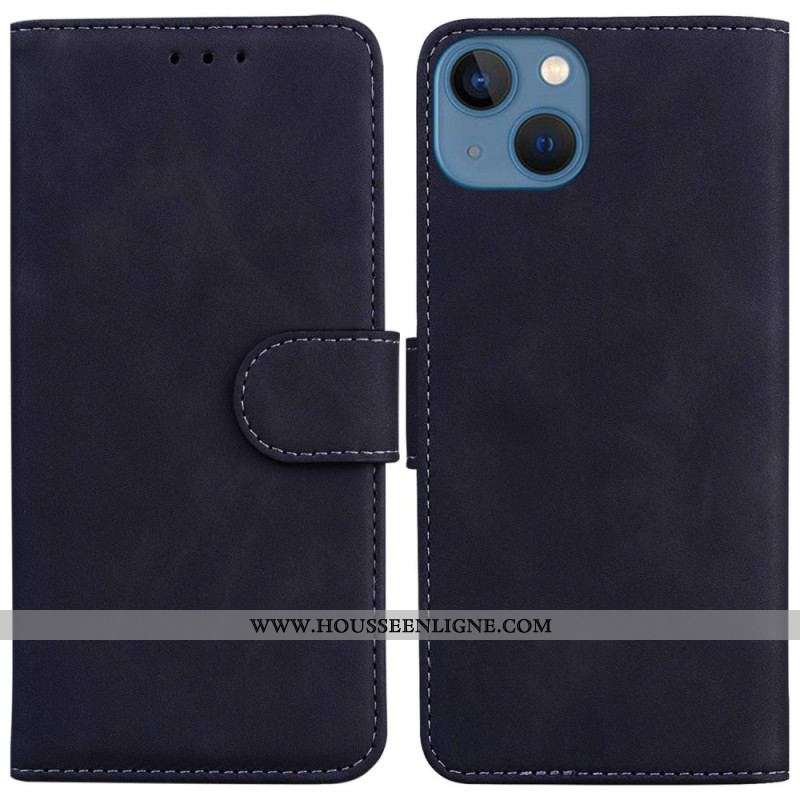 Housse iPhone 14 Unie Coutures Apparentes