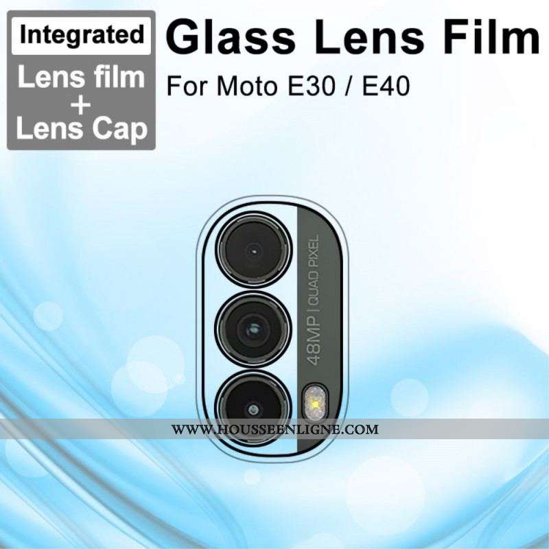 Lentille de Protection IMAK en Verre Trempé pour Moto E40 / E30 / E20