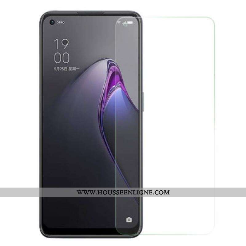 Protection en verre trempé pour l'écran du Oppo Reno 8