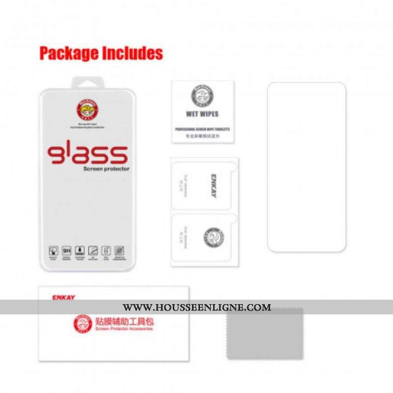 Protection en verre trempé pour écran Huawei P50 HAT PRINCE