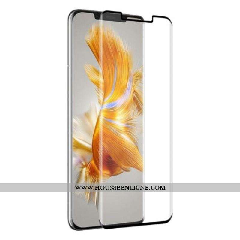 Protection Écran Verre Trempé Contours Noirs Huawei Mate 50 Pro