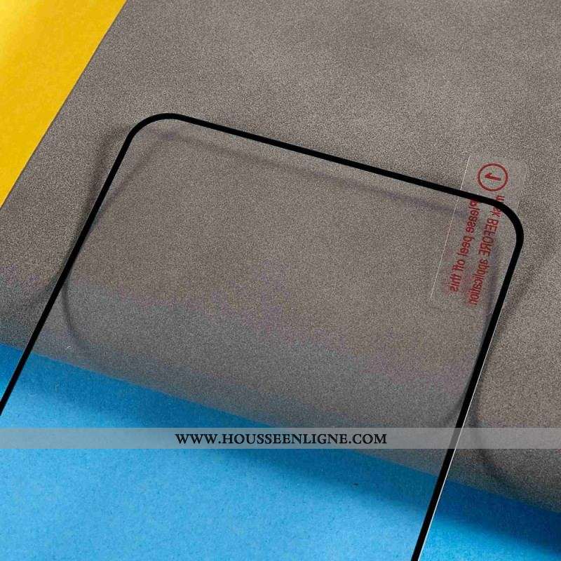 Protection Écran Verre Trempé Contours Noirs OnePlus 10T 5G