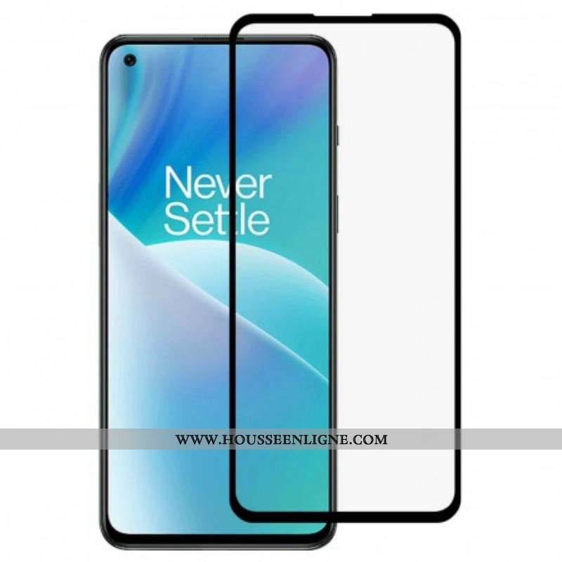 Protection Écran Verre Trempé Contours Noirs OnePlus Nord 2T 5G