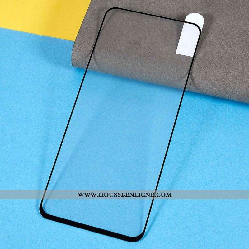 Protection Écran Verre Trempé Contours Noirs Oppo Reno 7