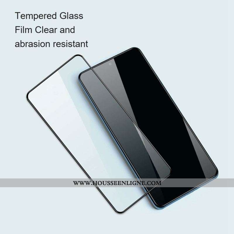 Protection Écran Verre Trempé Contours Noirs Oppo Reno 8 Pro