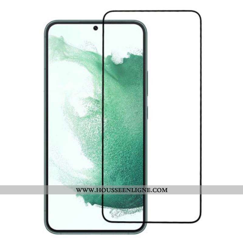 Protection Écran Verre Trempé Contours Noirs Samsung Galaxy S23 Plus 5G