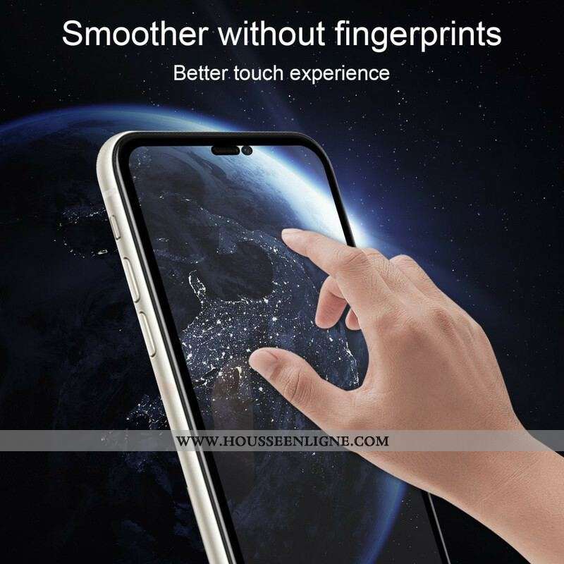 Protection Écran Verre Trempé Contours Noirs iPhone 13 Mini