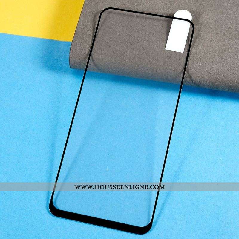 Protection Écran Verre Trempé Oppo Reno 8 Contours Noirs