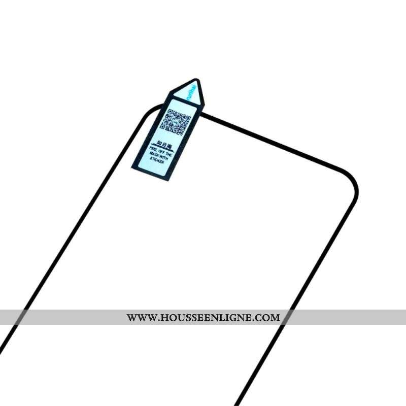 Protection écran verre trempé OnePlus Nord CE 3 Lite 5G Contours Noirs