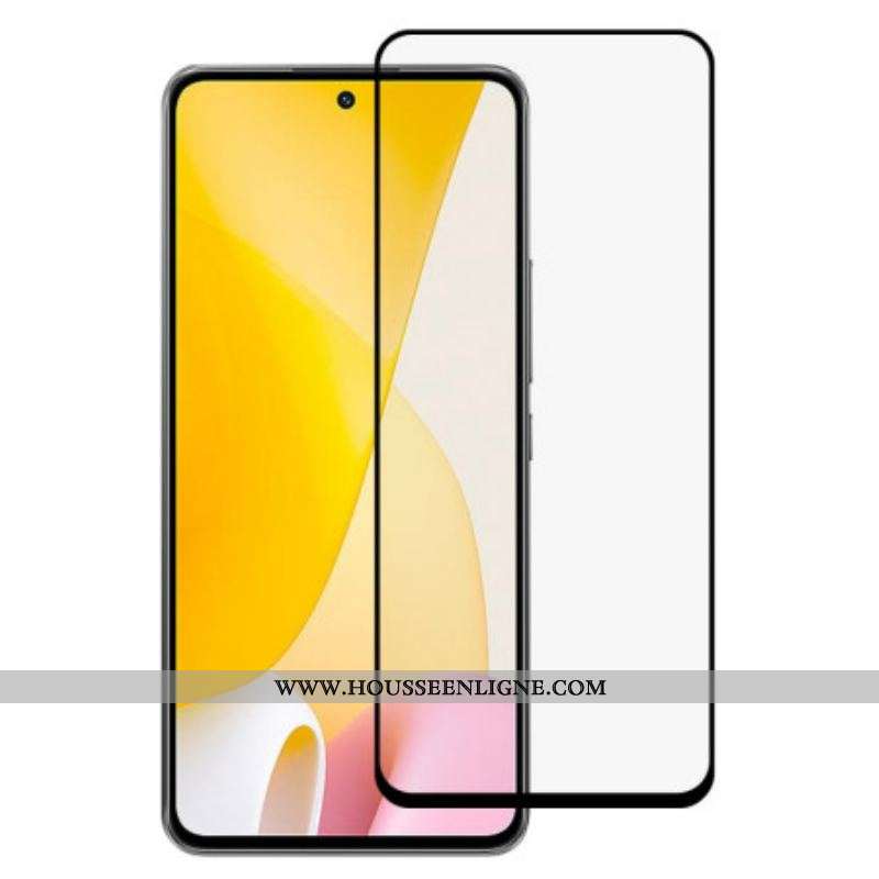 Protection écran verre trempé Xiaomi 12 Lite Contours Noirs