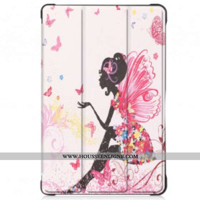 Smart Case Samsung Galaxy Tab A7 (2020) Renforcée Fée Florale
