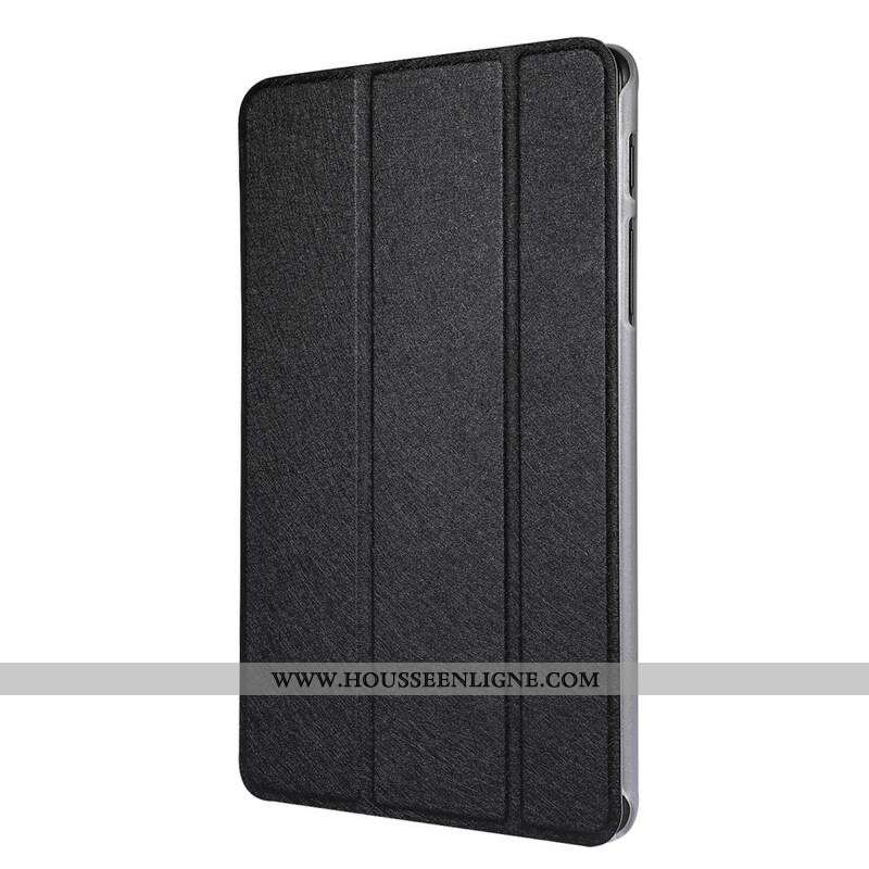 Smart Case Samsung Galaxy Tab A7 Lite Simili Cuir Texture Soie