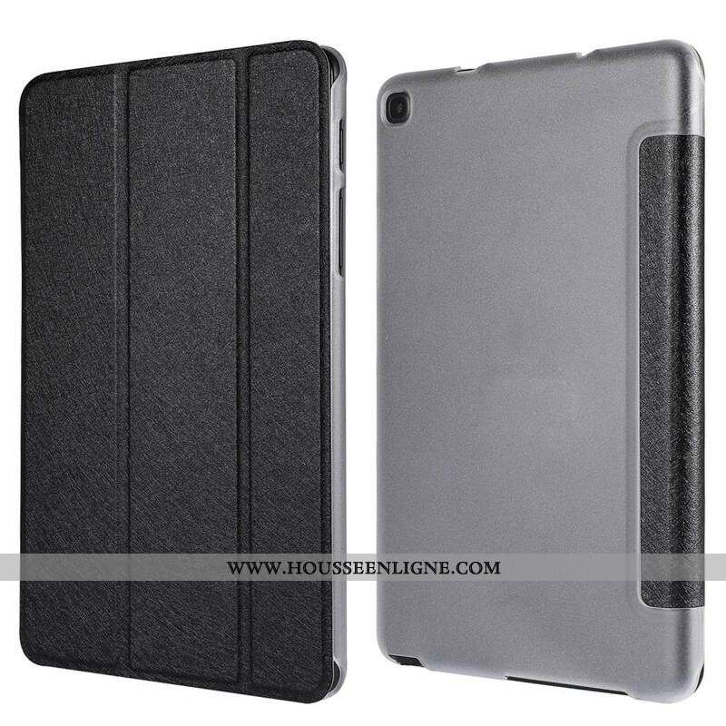 Smart Case Samsung Galaxy Tab A7 Lite Simili Cuir Texture Soie