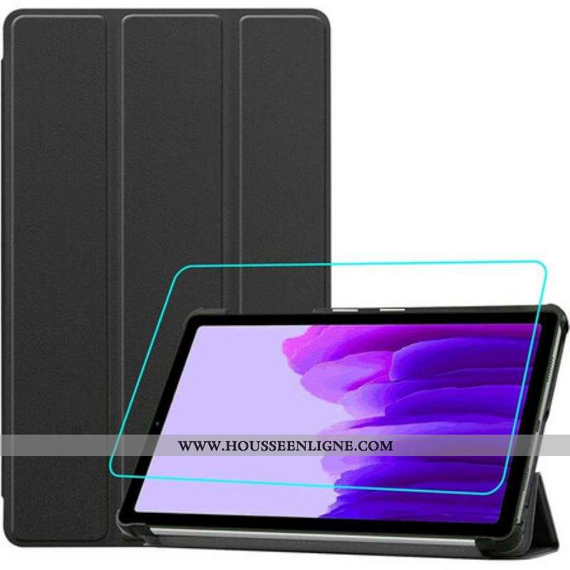 Smart Case Samsung Galaxy Tab A7 Lite Simili Cuir et Protecteur Écran