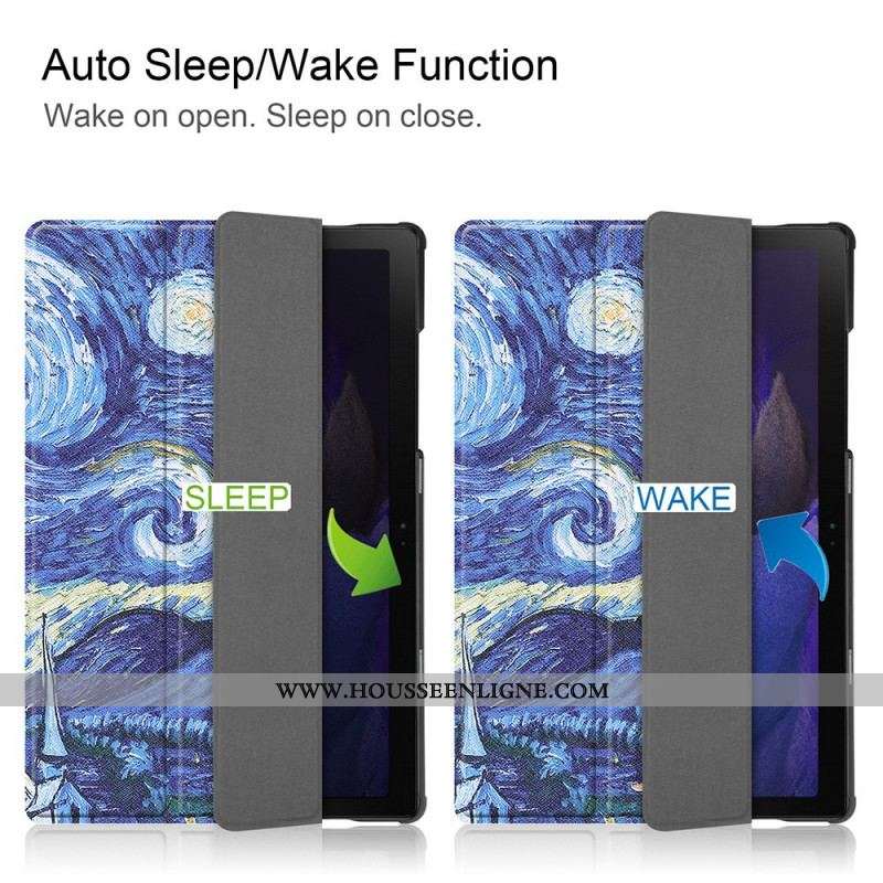 Smart Case Samsung Galaxy Tab A8 (2021) Renforcée Van Gogh