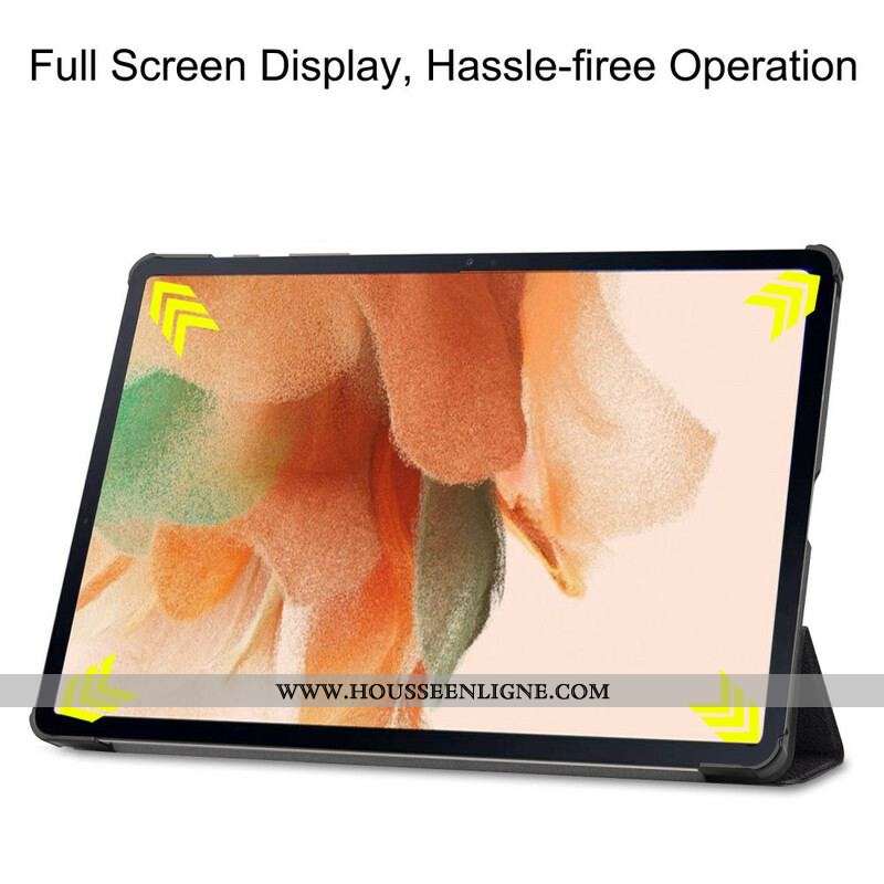 Smart Case Samsung Galaxy Tab S7 FE Porte-Stylet Don't Touch Me