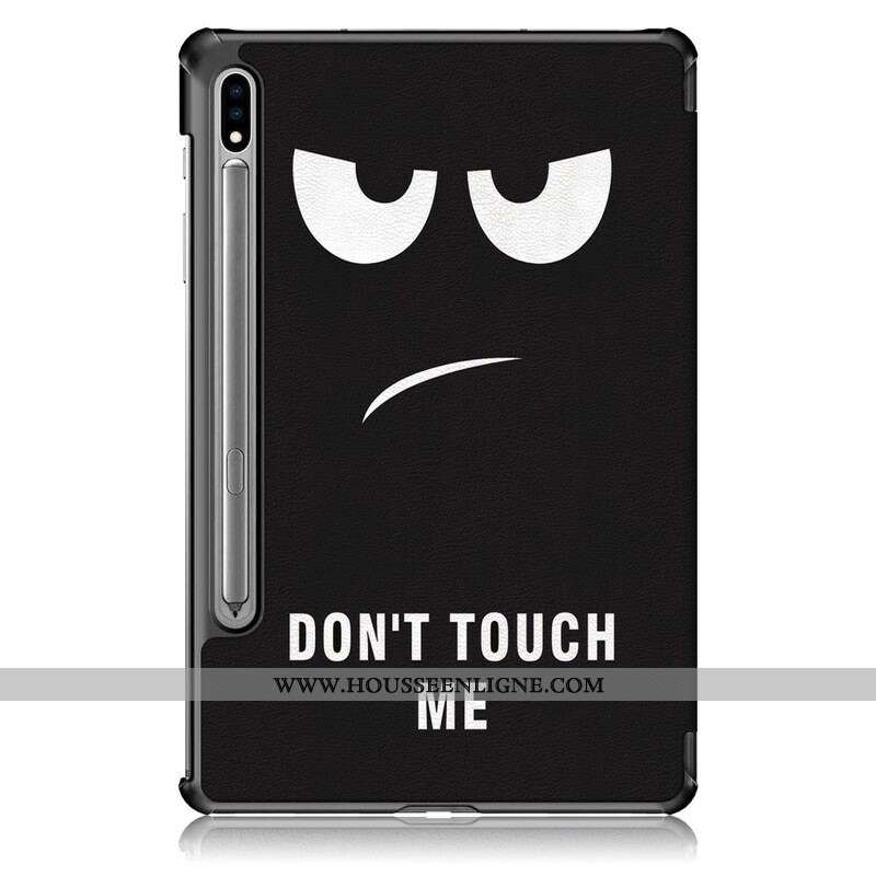 Smart Case Samsung Galaxy Tab S7 FE Renforcée Don't Touch Me