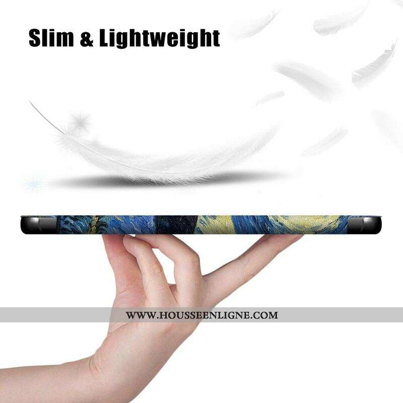 Smart Case Samsung Galaxy Tab S7 FE Renforcée Van Gogh