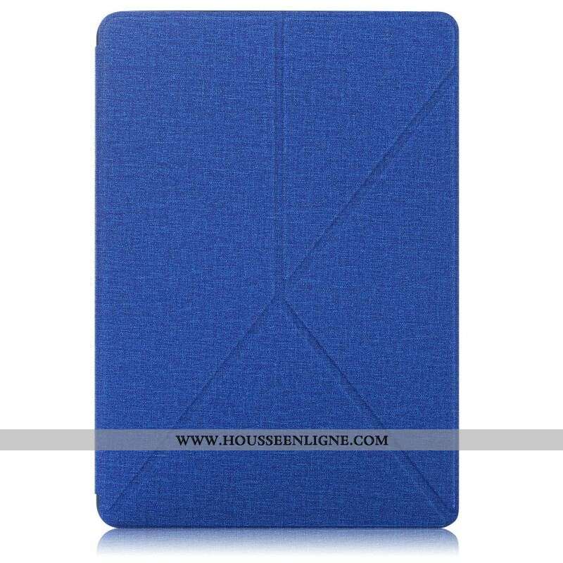 Smart Case Samsung Galaxy Tab S7 FE Texture Tissu Origami