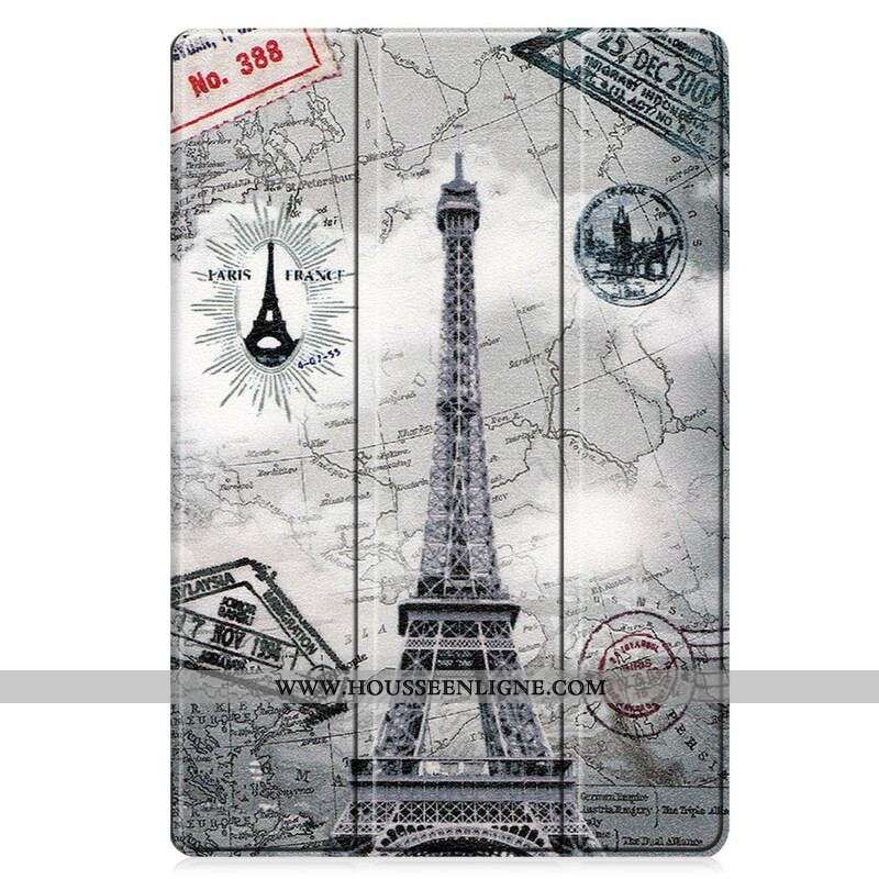 Smart Case Samsung Galaxy Tab S7 FE Tour Eiffel Porte-Stylet