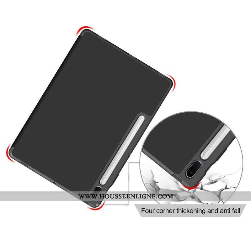Smart Case Samsung Galaxy Tab S7 FE Tri-Fold Porte-Stylet Renforcée