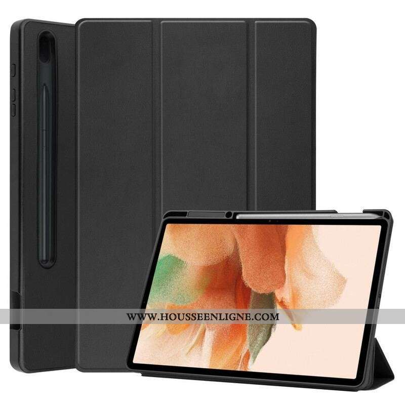 Smart Case Samsung Galaxy Tab S7 FE Tri Fold Porte-Stylet