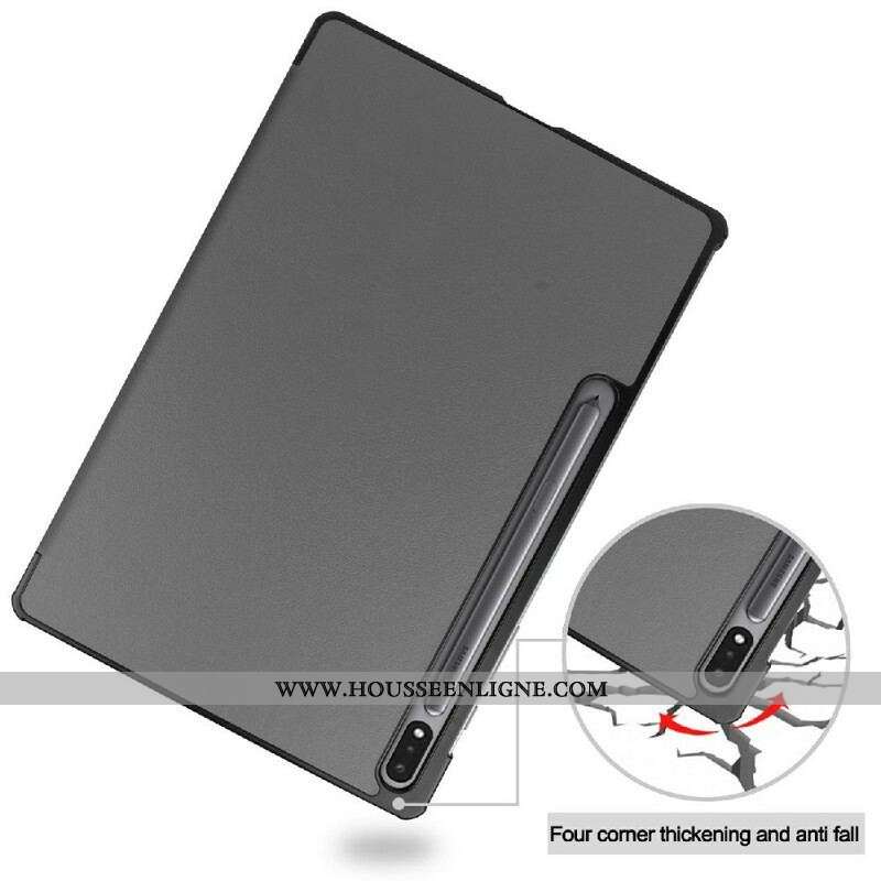 Smart Case Samsung Galaxy Tab S7 FE Trois Volets Porte-Stylet