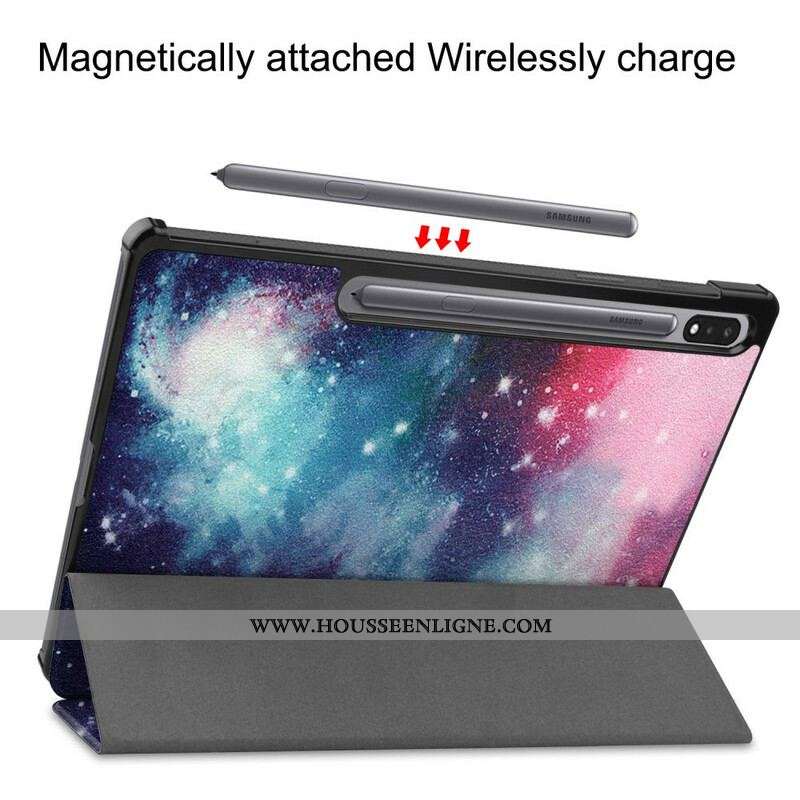 Smart Case Samsung Galaxy Tab S8 Plus / S7 Plus Renforcée Espace