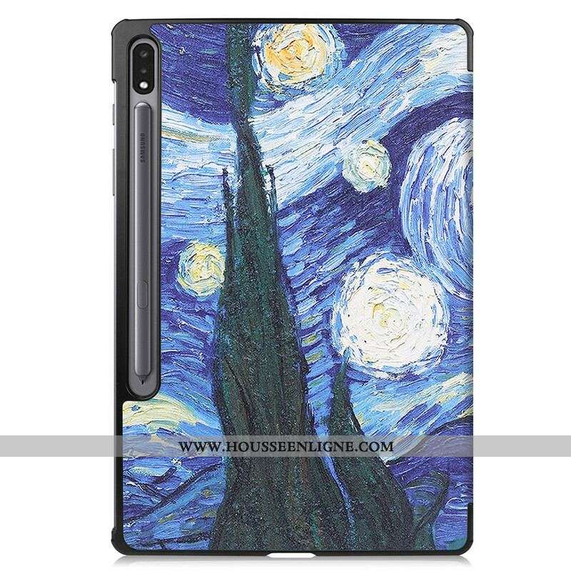 Smart Case Samsung Galaxy Tab S8 Plus / S7 Plus Renforcée Van Gogh