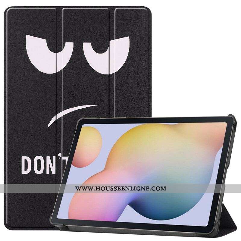 Smart Case Samsung Galaxy Tab S8 / Tab S7 Porte-Stylet Don't Touch Me