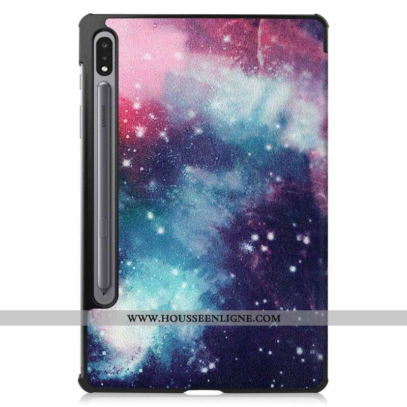 Smart Case Samsung Galaxy Tab S8 / Tab S7 Porte-Stylet Espace