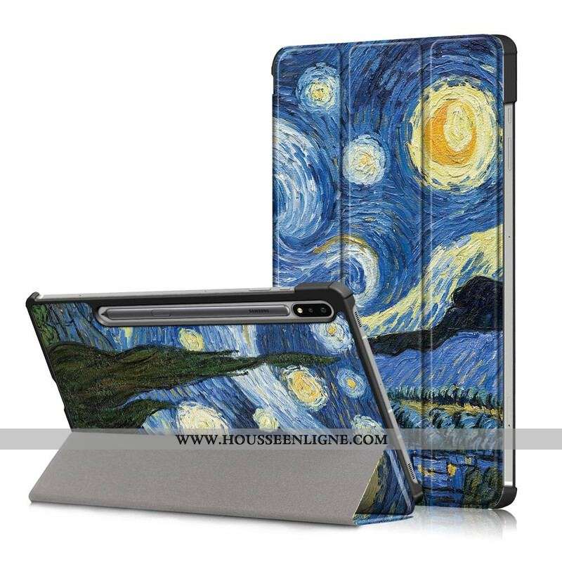 Smart Case Samsung Galaxy Tab S8 / Tab S7 Renforcée Van Gogh