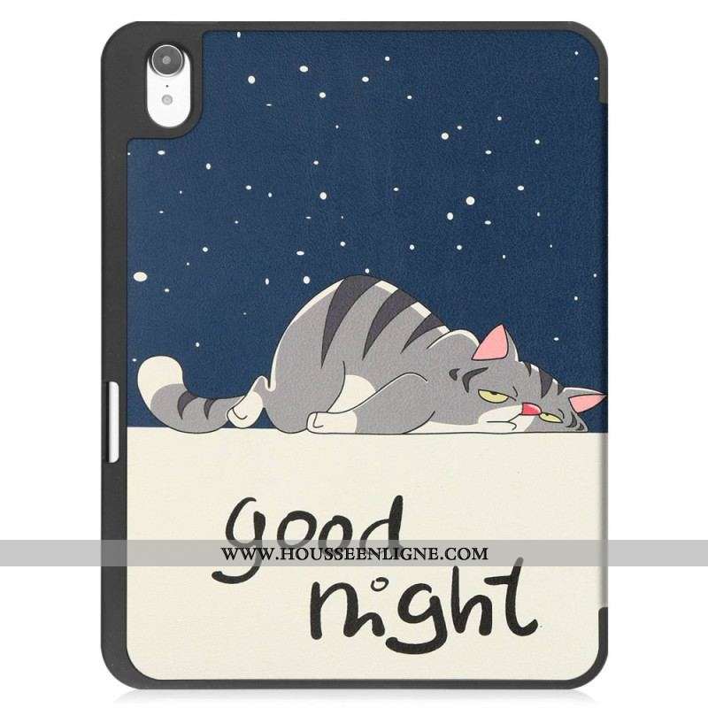 Smart Case iPad 10.9'' (2022) Porte-Stylet Good Night