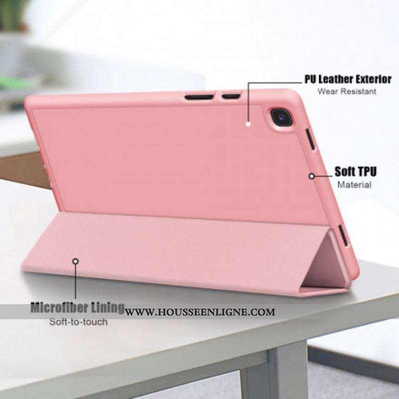Smart Case samsung Galaxy Tab A7 (2020) Trois Volets Premium