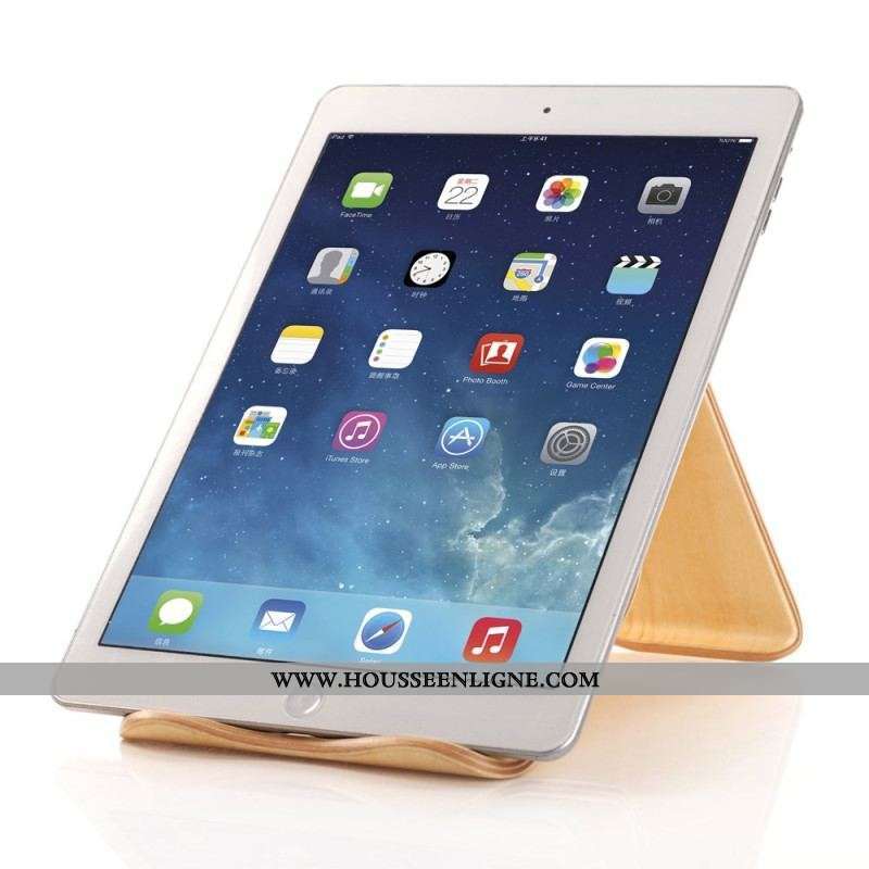 Support de Bureau en Bois Naturel Style 70 pour Tablette