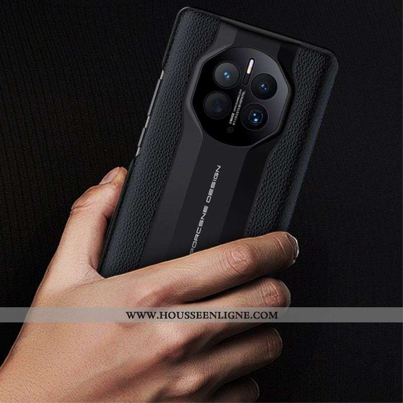 View Cover Huawei Mate 50 Pro Simili Cuir Litchi