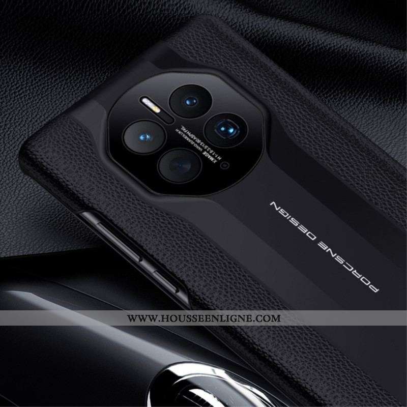 View Cover Huawei Mate 50 Pro Simili Cuir Litchi