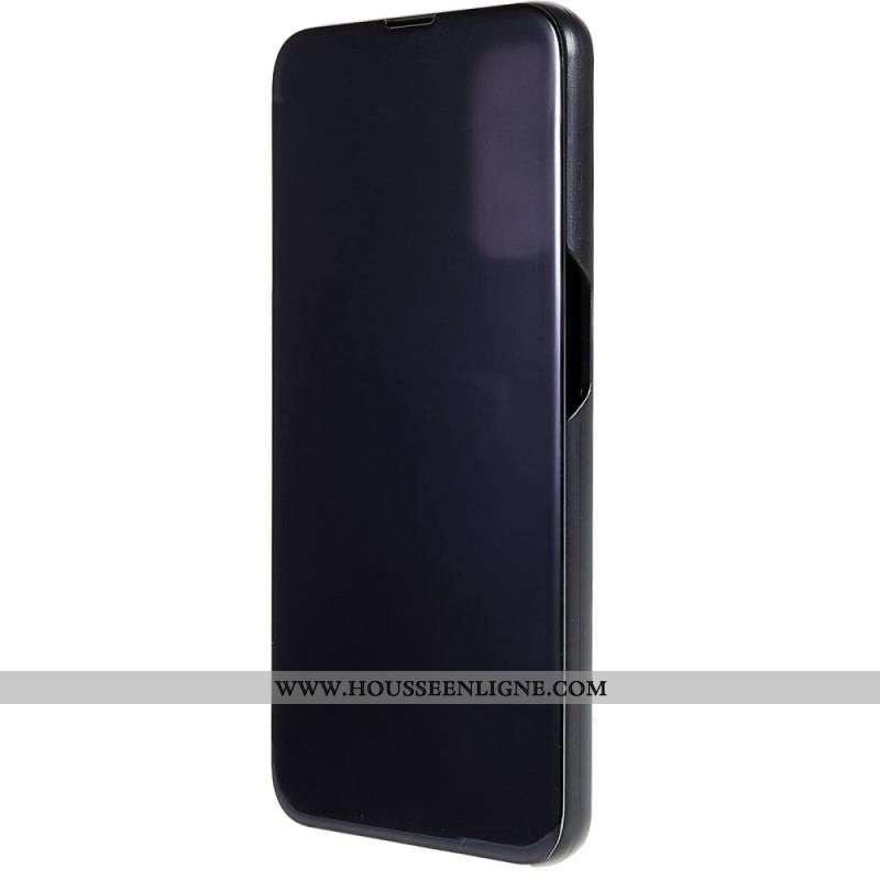 View Cover Oppo A54 5G / A74 5G Miroir et Effet Cuir