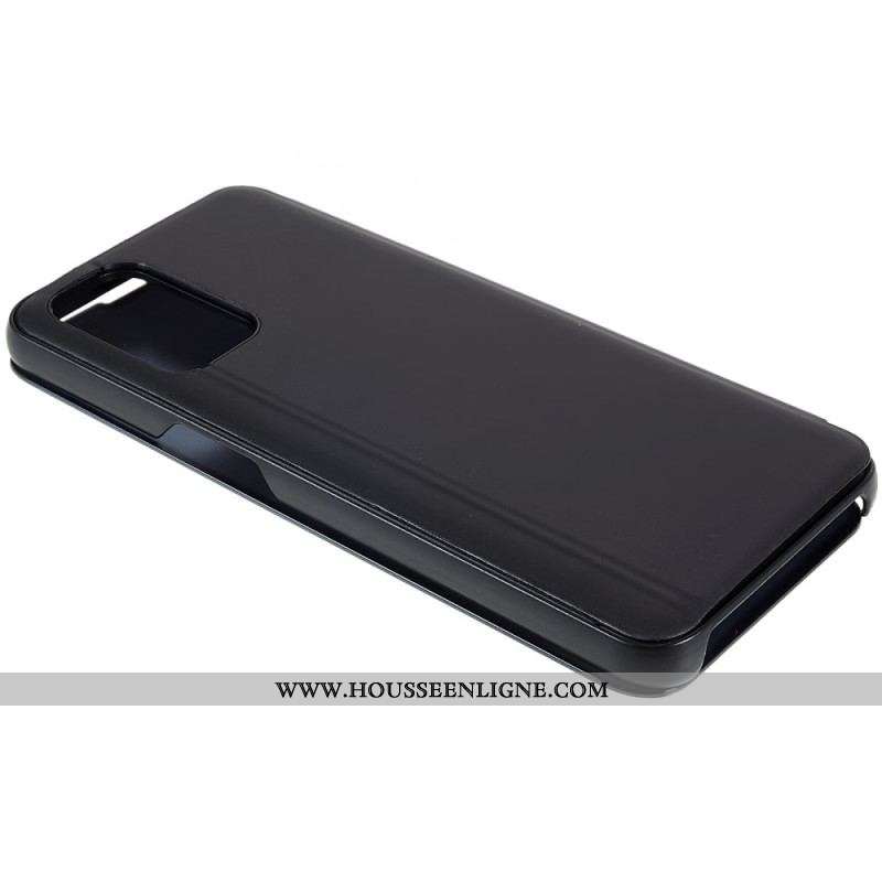 View Cover Oppo A54 5G / A74 5G Miroir et Effet Cuir