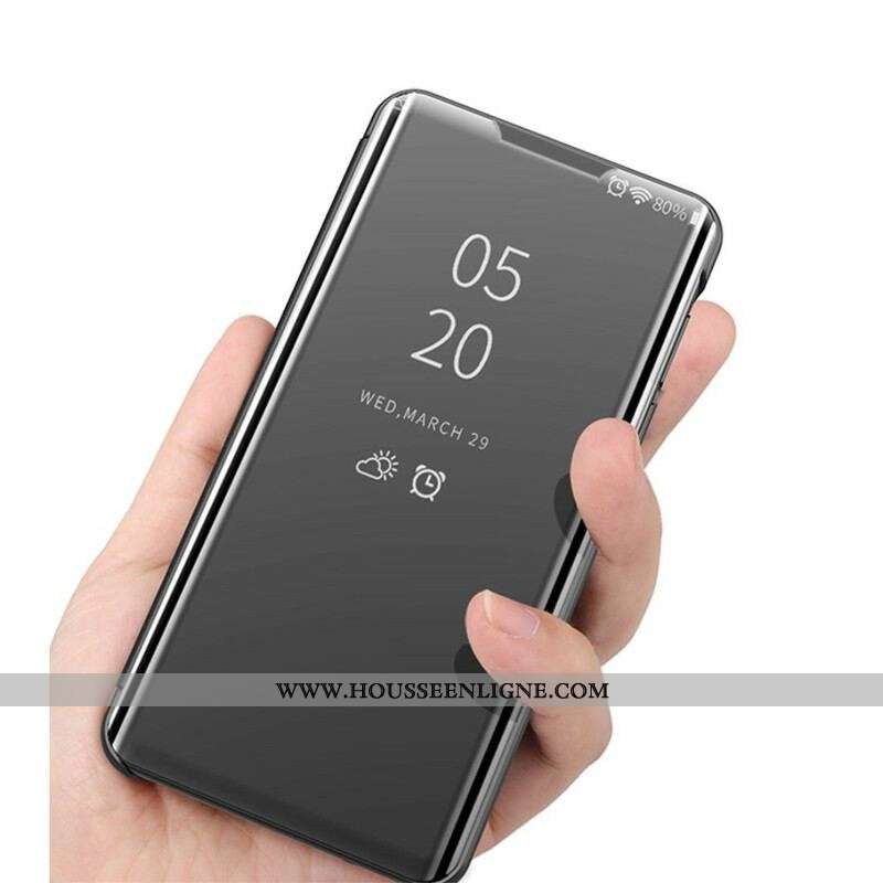 View Cover Samsung Galaxy M51 Miroir et Simili Cuir