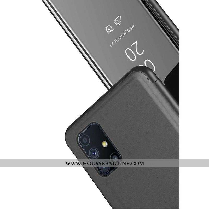 View Cover Samsung Galaxy M51 Miroir et Simili Cuir