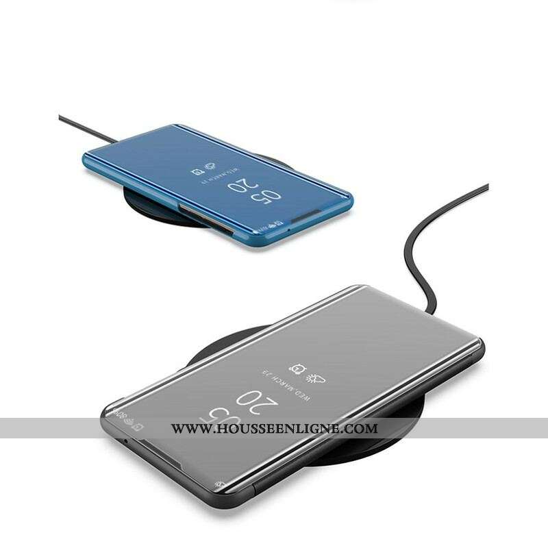 View Cover Samsung Galaxy M51 Miroir et Simili Cuir
