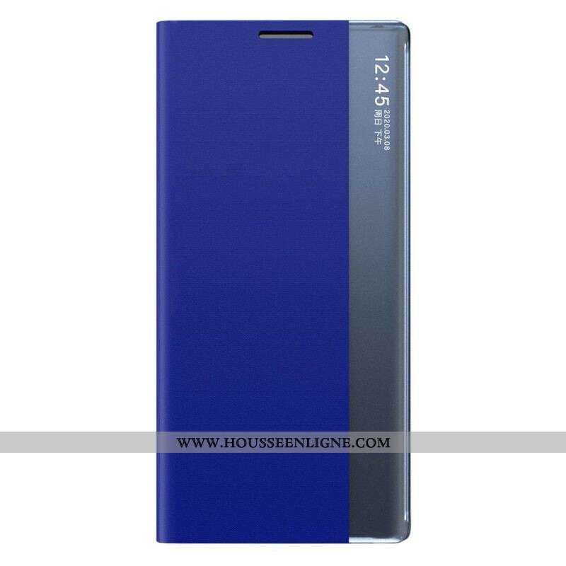 View Cover Samsung Galaxy S21 FE Effet Cuir Texturé