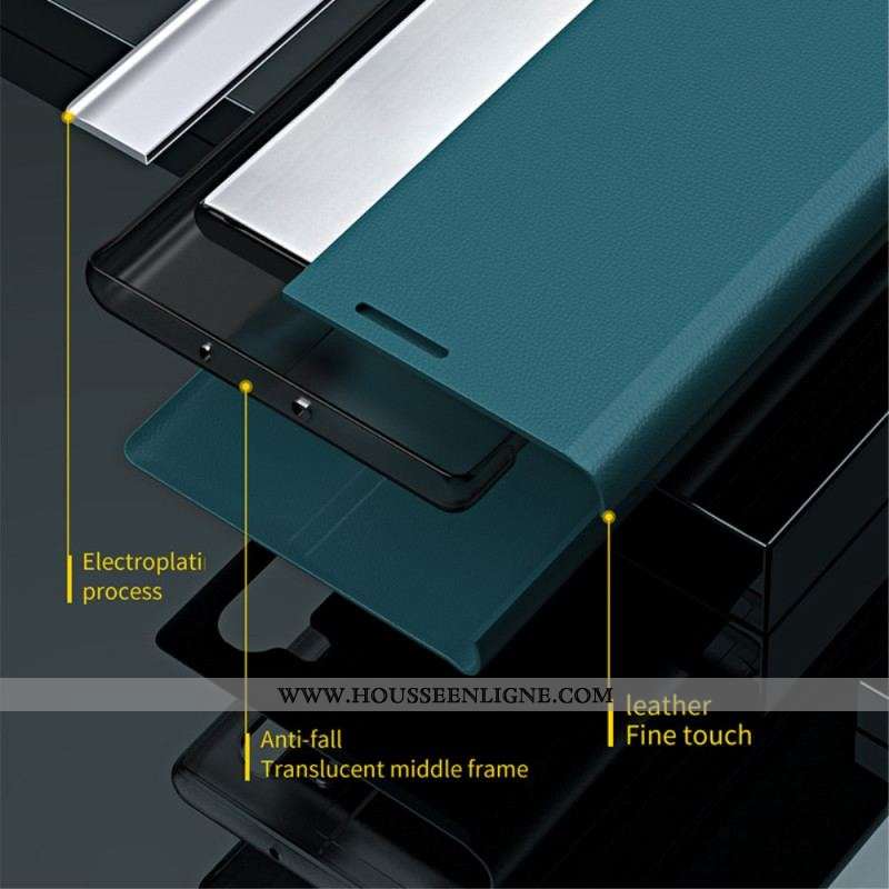 View Cover Samsung Galaxy S21 Ultra 5G Simili Cuir New Design