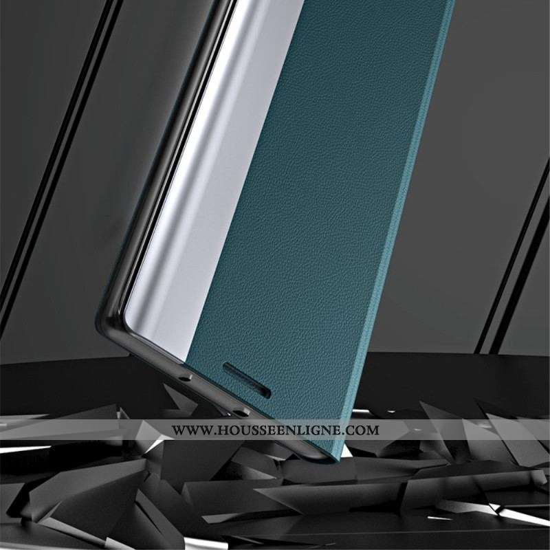 View Cover Samsung Galaxy S21 Ultra 5G Simili Cuir New Design