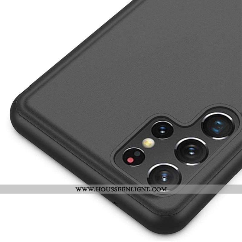 View Cover Samsung Galaxy S22 Ultra 5G Miroir et Simili Cuir