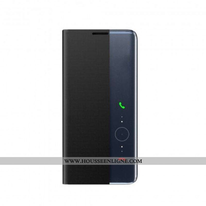 View Cover Xiaomi Redmi Note 10/10S/Poco M5s Simili Cuir Texturé